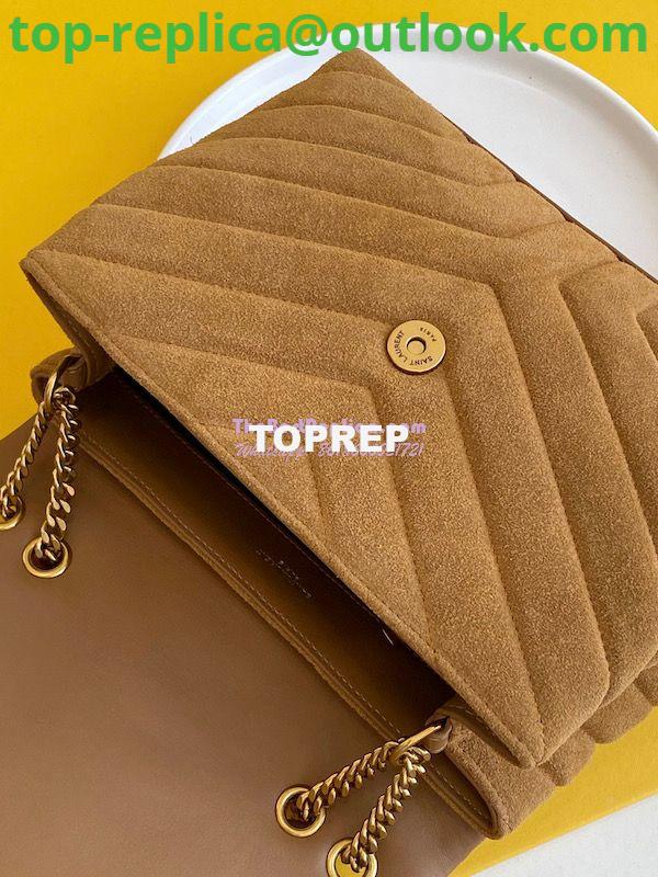 Replica YSL Saint Laurent LouLou Small Bag in Y-Quilted Suede 4946991 Cinnamon 5 Replica YSL Saint Laurent LouLou Small Bag in Y-Quilted Suede 4946991 Cinnamon 5