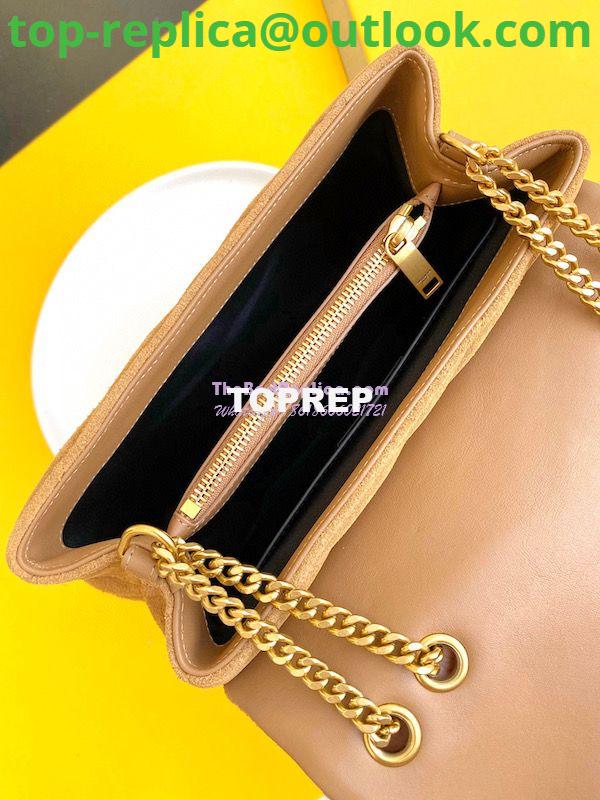 Replica YSL Saint Laurent LouLou Small Bag in Y-Quilted Suede 4946991 Cinnamon 8 Replica YSL Saint Laurent LouLou Small Bag in Y-Quilted Suede 4946991 Cinnamon 8