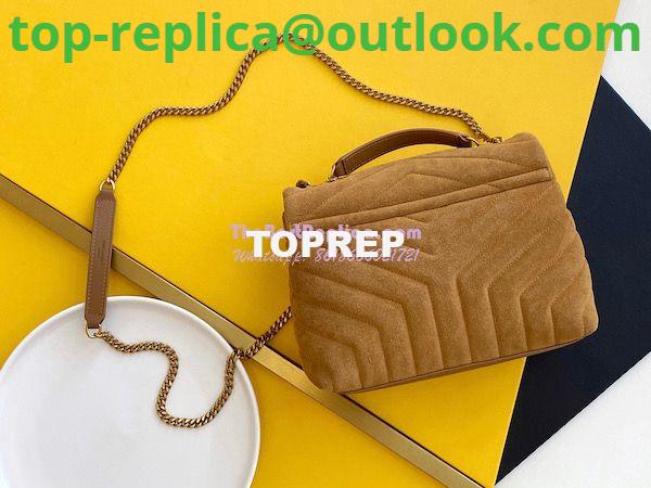 Replica YSL Saint Laurent LouLou Small Bag in Y-Quilted Suede 4946991 Cinnamon 9 Replica YSL Saint Laurent LouLou Small Bag in Y-Quilted Suede 4946991 Cinnamon 9