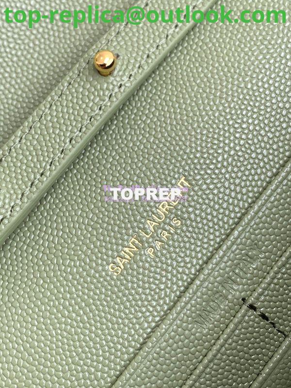 Replica YSL Saint Laurent Monogram Chain Wallet Grain De Poudre Textured Matelasse Leather Pistache 6 Replica YSL Saint Laurent Monogram Chain Wallet Grain De Poudre Textured Matelasse Leather Pistache 6