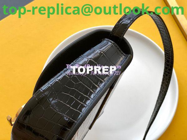 Replica YSL Saint Laurent Kaia Small Satchel In Shiny Crocodile-Embossed Leather 619740 3 Replica YSL Saint Laurent Kaia Small Satchel In Shiny Crocodile-Embossed Leather 619740 3