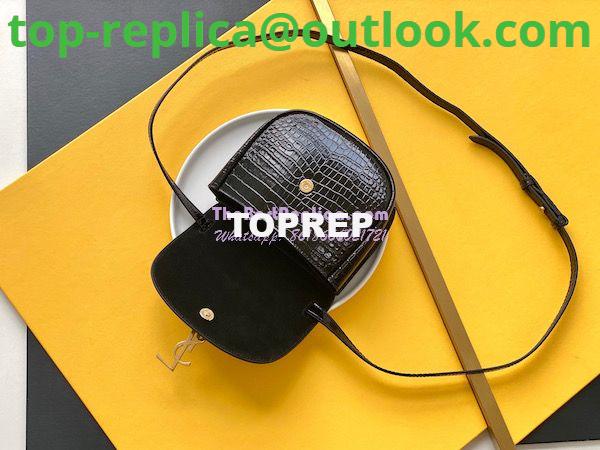 Replica YSL Saint Laurent Kaia Small Satchel In Shiny Crocodile-Embossed Leather 619740 7 Replica YSL Saint Laurent Kaia Small Satchel In Shiny Crocodile-Embossed Leather 619740 7