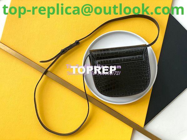 Replica YSL Saint Laurent Kaia Small Satchel In Shiny Crocodile-Embossed Leather 619740 9 Replica YSL Saint Laurent Kaia Small Satchel In Shiny Crocodile-Embossed Leather 619740 9