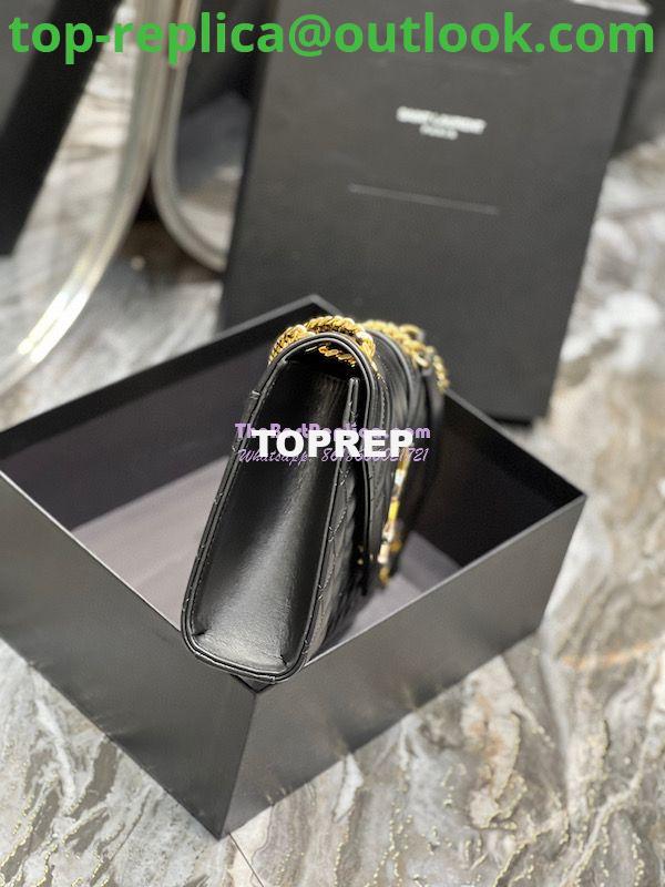 Replica Saint Laurent YSL Envelope Medium Bag In Supple Matelassé Leather 600185 Black Tri-Tone Logo 6 Replica Saint Laurent YSL Envelope Medium Bag In Supple Matelassé Leather 600185 Black Tri-Tone Logo 6
