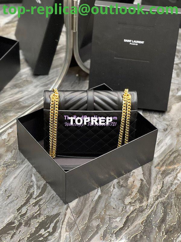 Replica Saint Laurent YSL Envelope Medium Bag In Supple Matelassé Leather 600185 Black Tri-Tone Logo 7 Replica Saint Laurent YSL Envelope Medium Bag In Supple Matelassé Leather 600185 Black Tri-Tone Logo 7