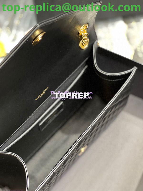 Replica Saint Laurent YSL Envelope Medium Bag In Supple Matelassé Leather 600185 Black Tri-Tone Logo 9 Replica Saint Laurent YSL Envelope Medium Bag In Supple Matelassé Leather 600185 Black Tri-Tone Logo 9