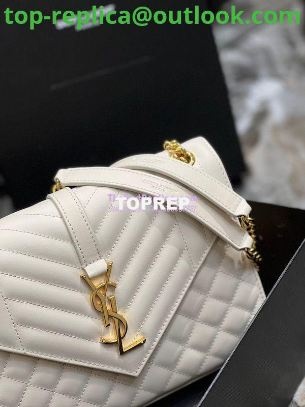 Replica Saint Laurent YSL Envelope Medium Bag In Supple Matelassé Leather 600185 Blanc 6 Replica Saint Laurent YSL Envelope Medium Bag In Supple Matelassé Leather 600185 Blanc 6