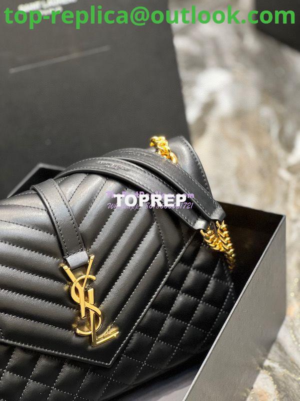 Replica Saint Laurent YSL Envelope Medium Bag In Supple Matelassé Leather 600185 Black 5 Replica Saint Laurent YSL Envelope Medium Bag In Supple Matelassé Leather 600185 Black 5