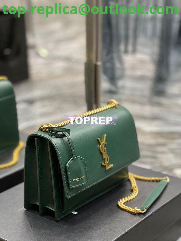 Replica YSL Saint Laurent Medium Sunset Monogram in Smooth Leather 442906 Vert Fonce 5 Replica YSL Saint Laurent Medium Sunset Monogram in Smooth Leather 442906 Vert Fonce 5