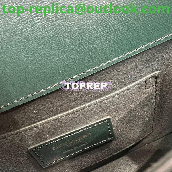 Replica YSL Saint Laurent Medium Sunset Monogram in Smooth Leather 442906 Vert Fonce 11 Replica YSL Saint Laurent Medium Sunset Monogram in Smooth Leather 442906 Vert Fonce 11