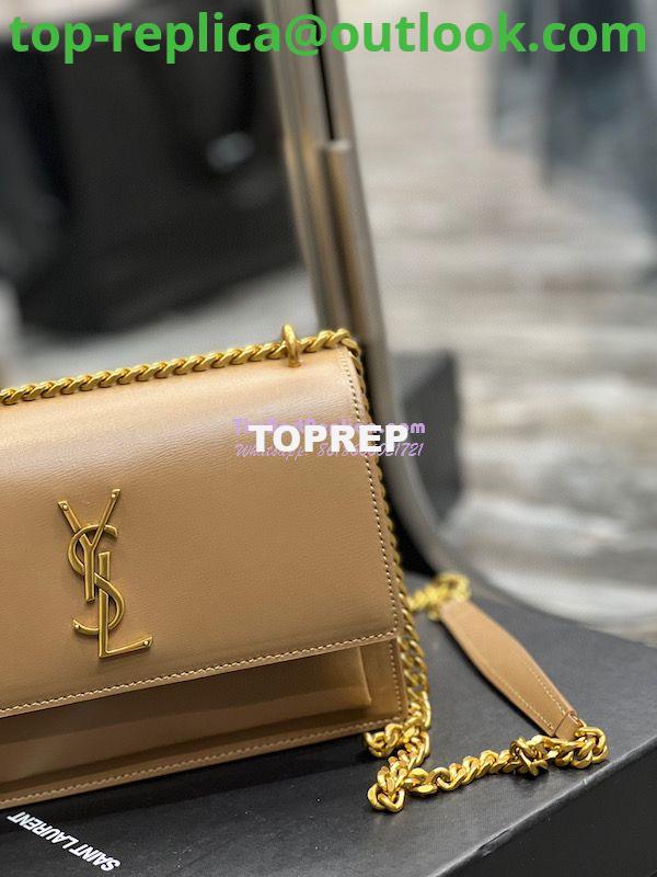 Replica YSL Saint Laurent Medium Sunset Monogram in Smooth Leather 442906 Dark Toffee 3 Replica YSL Saint Laurent Medium Sunset Monogram in Smooth Leather 442906 Dark Toffee 3