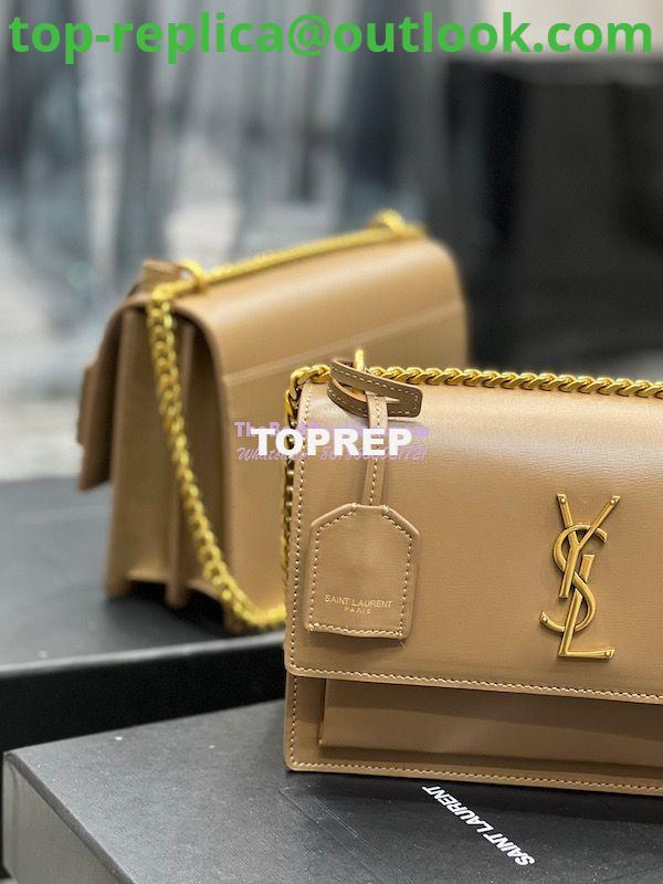 Replica YSL Saint Laurent Medium Sunset Monogram in Smooth Leather 442906 Dark Toffee 5 Replica YSL Saint Laurent Medium Sunset Monogram in Smooth Leather 442906 Dark Toffee 5