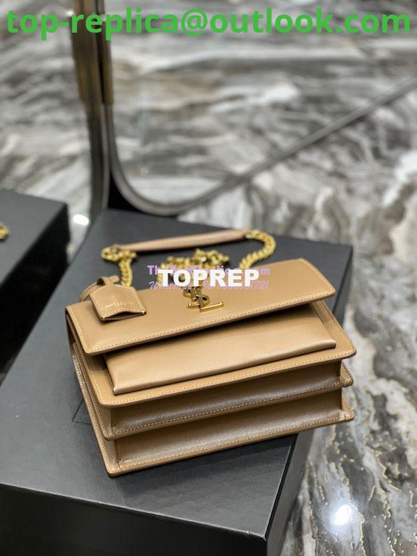 Replica YSL Saint Laurent Medium Sunset Monogram in Smooth Leather 442906 Dark Toffee 8 Replica YSL Saint Laurent Medium Sunset Monogram in Smooth Leather 442906 Dark Toffee 8