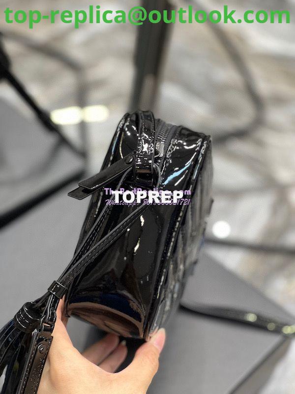 Replica YSL Saint Laurent Lou Camera Bag In Quilted Glossy Patent Leather 520534 Black 7 Replica YSL Saint Laurent Lou Camera Bag In Quilted Glossy Patent Leather 520534 Black 7