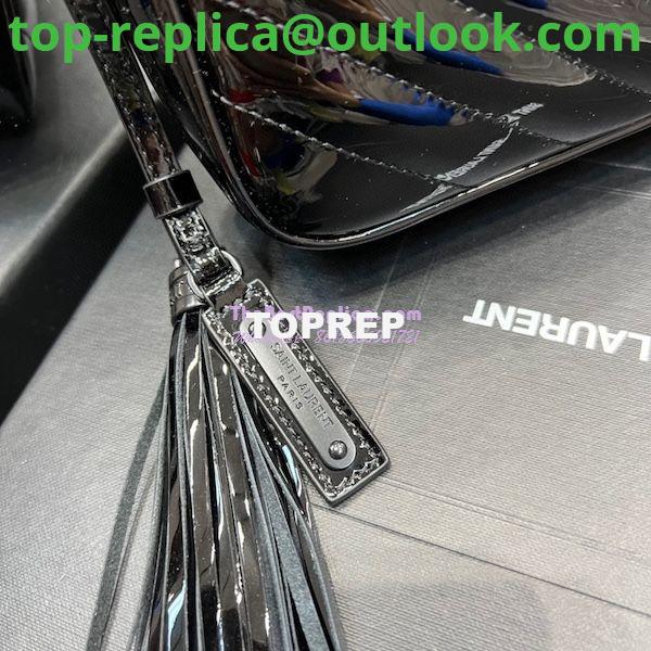 Replica YSL Saint Laurent Lou Camera Bag In Quilted Glossy Patent Leather 520534 Black 10 Replica YSL Saint Laurent Lou Camera Bag In Quilted Glossy Patent Leather 520534 Black 10