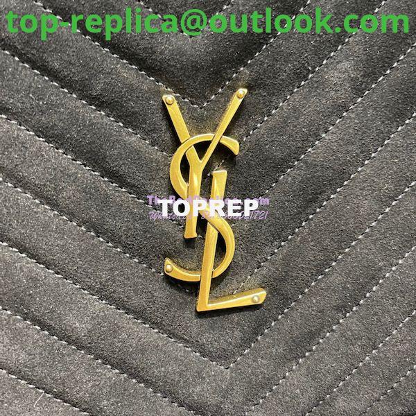 Replica YSL Saint Laurent Lou Camera Bag In Quilted Suede And Smooth Leather 520534 Black 6 Replica YSL Saint Laurent Lou Camera Bag In Quilted Suede And Smooth Leather 520534 Black 6