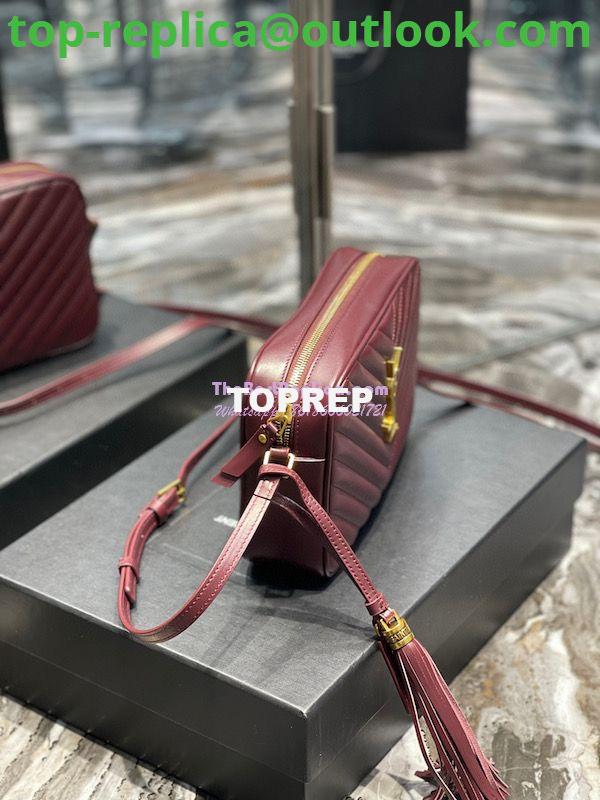 Replica YSL Saint Laurent Lou Camera Bag In Supple Quilted Leather 520534 Wine 4 Replica YSL Saint Laurent Lou Camera Bag In Supple Quilted Leather 520534 Wine 4
