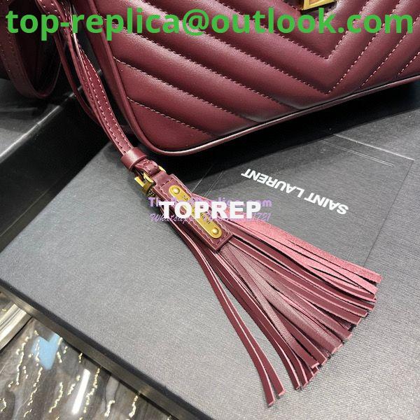Replica YSL Saint Laurent Lou Camera Bag In Supple Quilted Leather 520534 Wine 5 Replica YSL Saint Laurent Lou Camera Bag In Supple Quilted Leather 520534 Wine 5