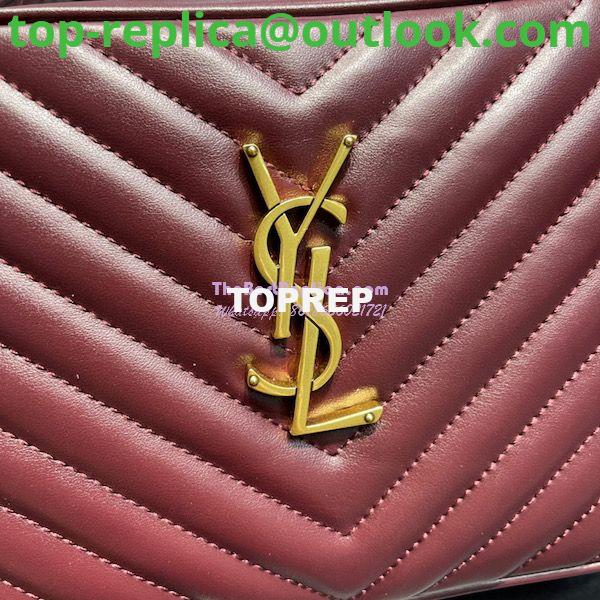 Replica YSL Saint Laurent Lou Camera Bag In Supple Quilted Leather 520534 Wine 6 Replica YSL Saint Laurent Lou Camera Bag In Supple Quilted Leather 520534 Wine 6