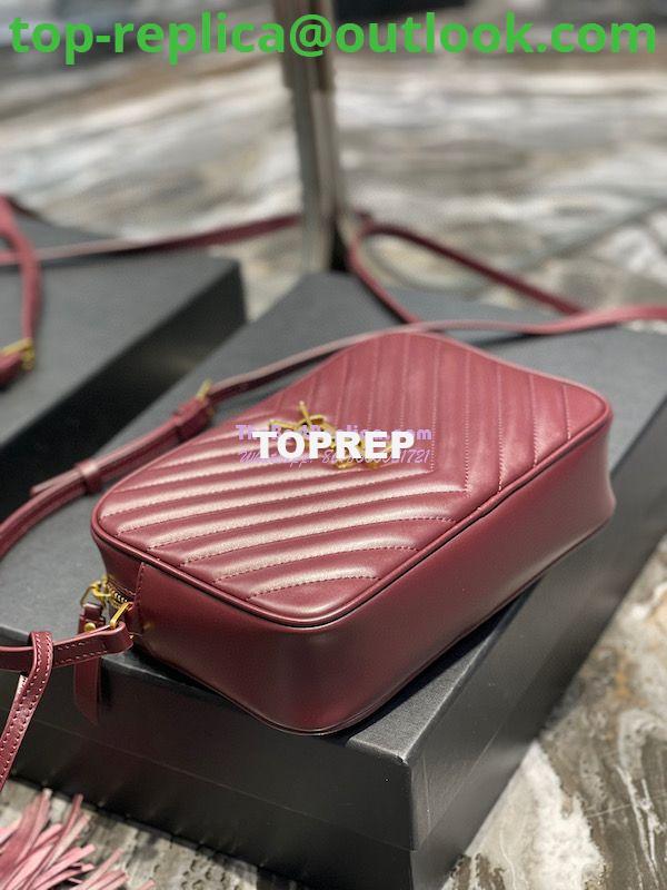 Replica YSL Saint Laurent Lou Camera Bag In Supple Quilted Leather 520534 Wine 8 Replica YSL Saint Laurent Lou Camera Bag In Supple Quilted Leather 520534 Wine 8