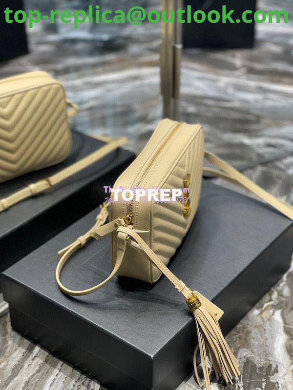 Replica YSL Saint Laurent Lou Camera Bag In Supple Quilted Leather 520534 Beige 3 Replica YSL Saint Laurent Lou Camera Bag In Supple Quilted Leather 520534 Beige 3