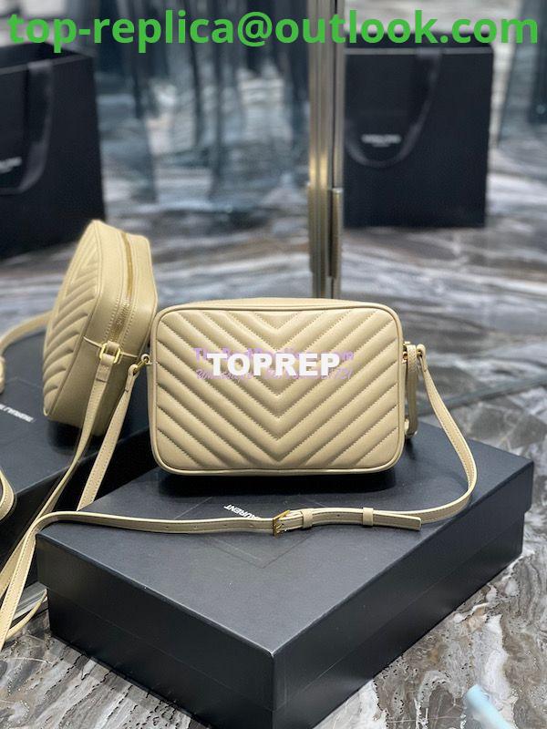Replica YSL Saint Laurent Lou Camera Bag In Supple Quilted Leather 520534 Beige 7 Replica YSL Saint Laurent Lou Camera Bag In Supple Quilted Leather 520534 Beige 7