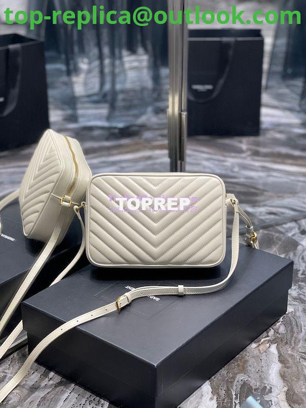 Replica YSL Saint Laurent Lou Camera Bag In Supple Quilted Leather 520534 Blanc 7 Replica YSL Saint Laurent Lou Camera Bag In Supple Quilted Leather 520534 Blanc 7