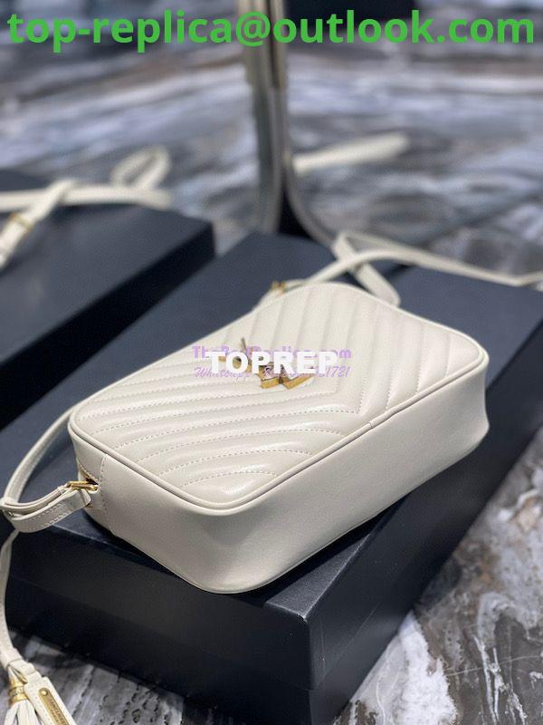 Replica YSL Saint Laurent Lou Camera Bag In Supple Quilted Leather 520534 Blanc 8 Replica YSL Saint Laurent Lou Camera Bag In Supple Quilted Leather 520534 Blanc 8