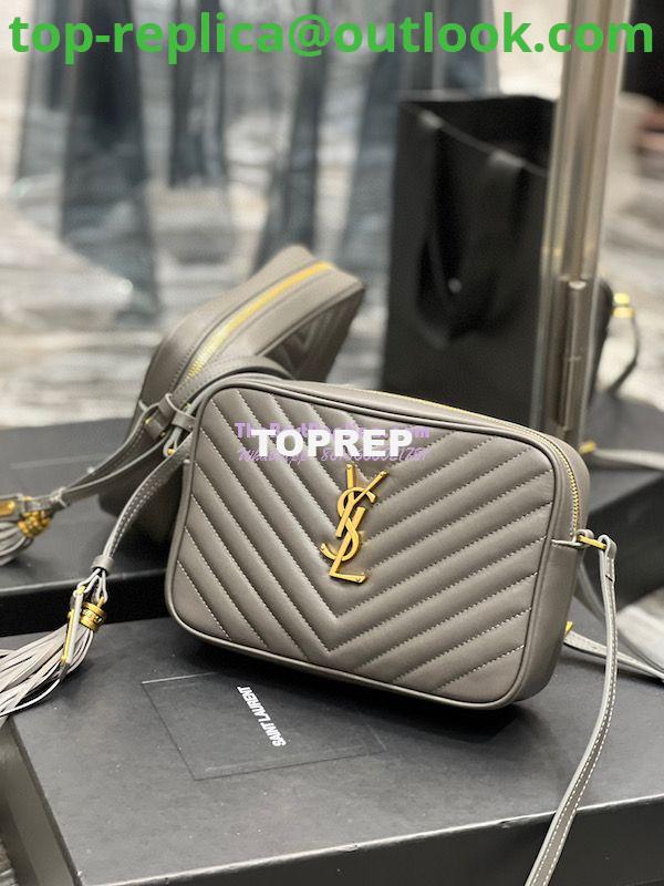 Replica YSL Saint Laurent Lou Camera Bag In Supple Quilted Leather 520534 Storm 2 Replica YSL Saint Laurent Lou Camera Bag In Supple Quilted Leather 520534 Storm 2