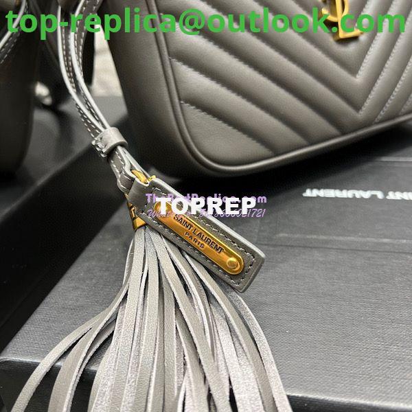 Replica YSL Saint Laurent Lou Camera Bag In Supple Quilted Leather 520534 Storm 3 Replica YSL Saint Laurent Lou Camera Bag In Supple Quilted Leather 520534 Storm 3