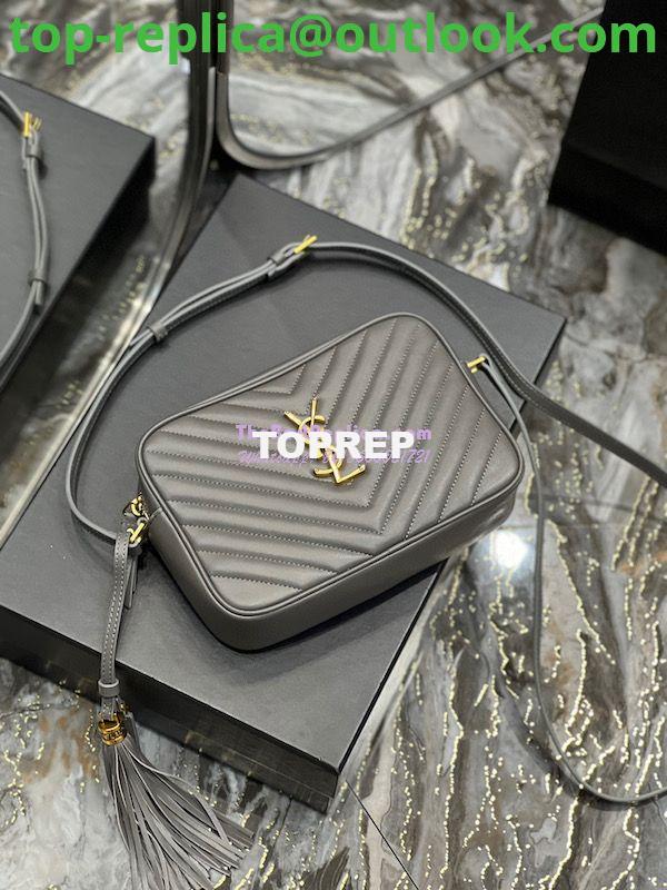 Replica YSL Saint Laurent Lou Camera Bag In Supple Quilted Leather 520534 Storm 6 Replica YSL Saint Laurent Lou Camera Bag In Supple Quilted Leather 520534 Storm 6