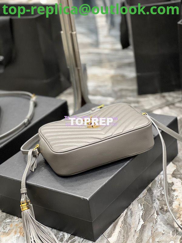 Replica YSL Saint Laurent Lou Camera Bag In Supple Quilted Leather 520534 Storm 9 Replica YSL Saint Laurent Lou Camera Bag In Supple Quilted Leather 520534 Storm 9