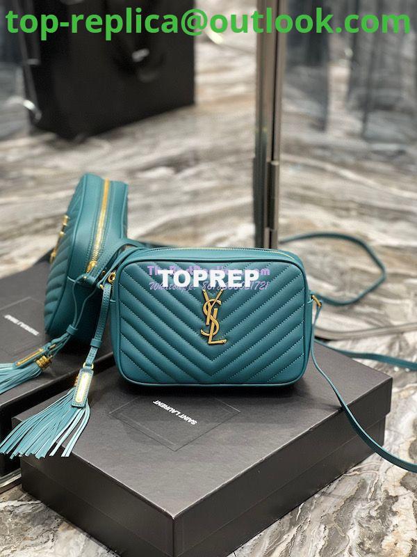 Replica YSL Saint Laurent Lou Camera Bag In Supple Quilted Leather 520534 Sea Turquoise Replica YSL Saint Laurent Lou Camera Bag In Supple Quilted Leather 520534 Sea Turquoise