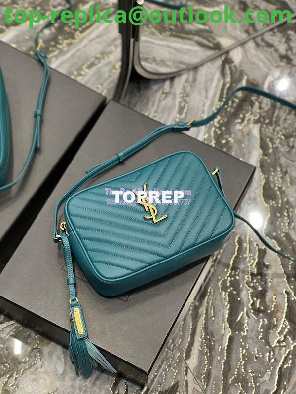 Replica YSL Saint Laurent Lou Camera Bag In Supple Quilted Leather 520534 Sea Turquoise 2 Replica YSL Saint Laurent Lou Camera Bag In Supple Quilted Leather 520534 Sea Turquoise 2