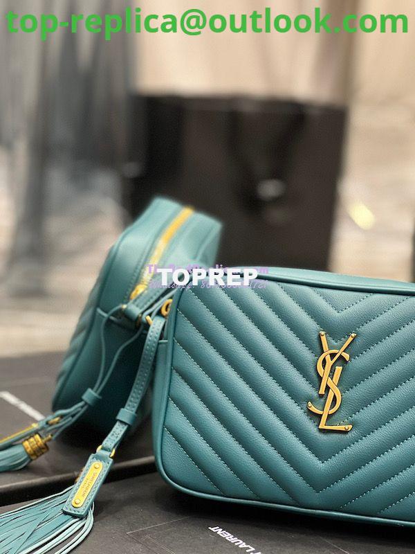 Replica YSL Saint Laurent Lou Camera Bag In Supple Quilted Leather 520534 Sea Turquoise 3 Replica YSL Saint Laurent Lou Camera Bag In Supple Quilted Leather 520534 Sea Turquoise 3