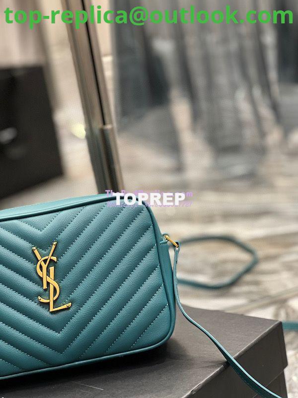 Replica YSL Saint Laurent Lou Camera Bag In Supple Quilted Leather 520534 Sea Turquoise 4 Replica YSL Saint Laurent Lou Camera Bag In Supple Quilted Leather 520534 Sea Turquoise 4