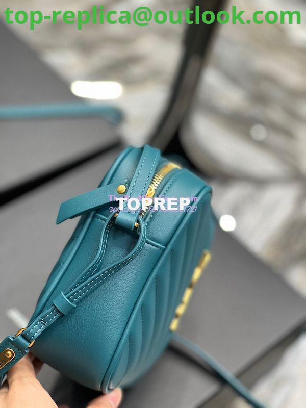 Replica YSL Saint Laurent Lou Camera Bag In Supple Quilted Leather 520534 Sea Turquoise 6 Replica YSL Saint Laurent Lou Camera Bag In Supple Quilted Leather 520534 Sea Turquoise 6