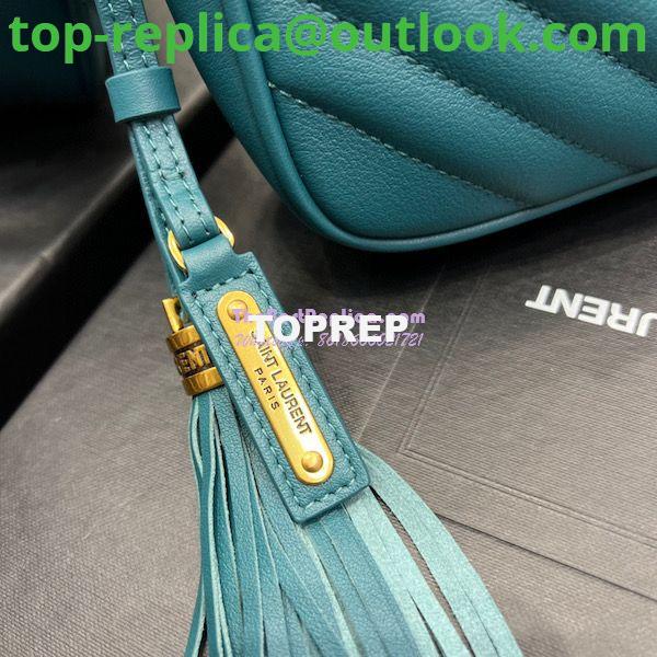 Replica YSL Saint Laurent Lou Camera Bag In Supple Quilted Leather 520534 Sea Turquoise 10 Replica YSL Saint Laurent Lou Camera Bag In Supple Quilted Leather 520534 Sea Turquoise 10