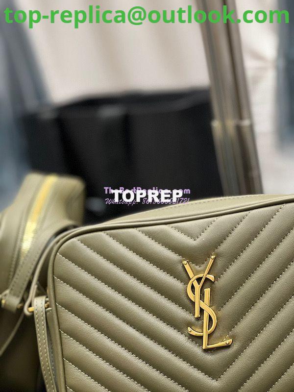 Replica YSL Saint Laurent Lou Camera Bag In Supple Quilted Leather 520534 Khaki 5 Replica YSL Saint Laurent Lou Camera Bag In Supple Quilted Leather 520534 Khaki 5