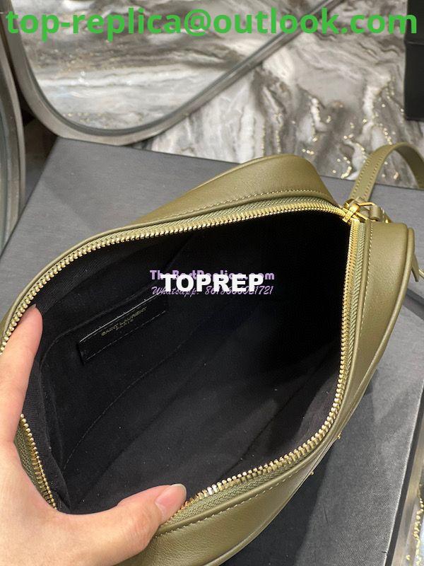 Replica YSL Saint Laurent Lou Camera Bag In Supple Quilted Leather 520534 Khaki 8 Replica YSL Saint Laurent Lou Camera Bag In Supple Quilted Leather 520534 Khaki 8