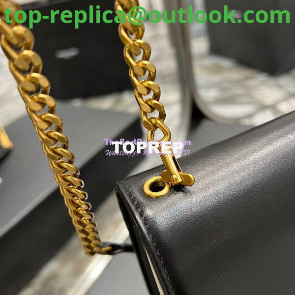 Replica YSL Saint Laurent Gaby Chain Bag In Quilted Vintage Lambskin 668864 Black Blanc 7 Replica YSL Saint Laurent Gaby Chain Bag In Quilted Vintage Lambskin 668864 Black Blanc 7