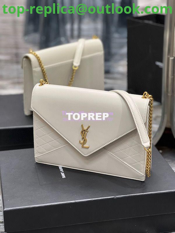 Replica YSL Saint Laurent Gaby Chain Bag In Quilted Lambskin 668864 Blanc 2 Replica YSL Saint Laurent Gaby Chain Bag In Quilted Lambskin 668864 Blanc 2