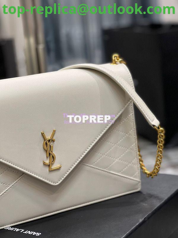 Replica YSL Saint Laurent Gaby Chain Bag In Quilted Lambskin 668864 Blanc 3 Replica YSL Saint Laurent Gaby Chain Bag In Quilted Lambskin 668864 Blanc 3