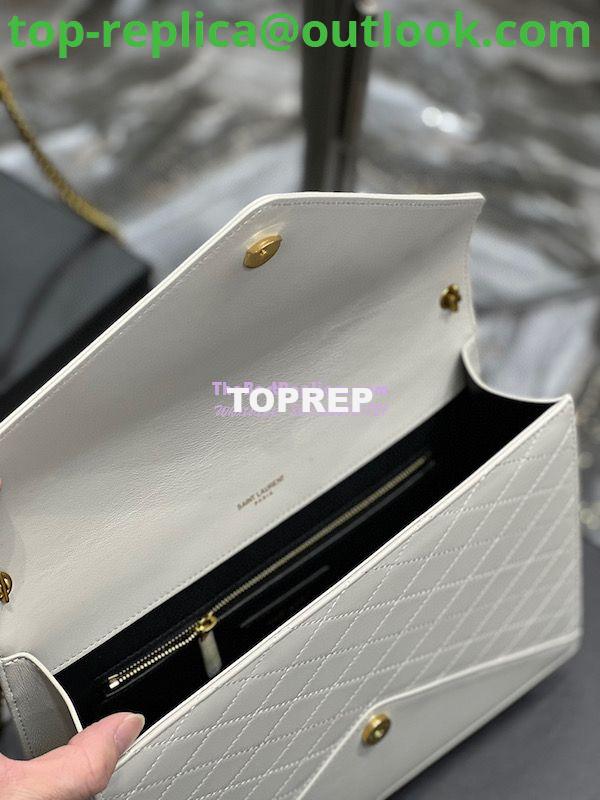 Replica YSL Saint Laurent Gaby Chain Bag In Quilted Lambskin 668864 Blanc 7 Replica YSL Saint Laurent Gaby Chain Bag In Quilted Lambskin 668864 Blanc 7