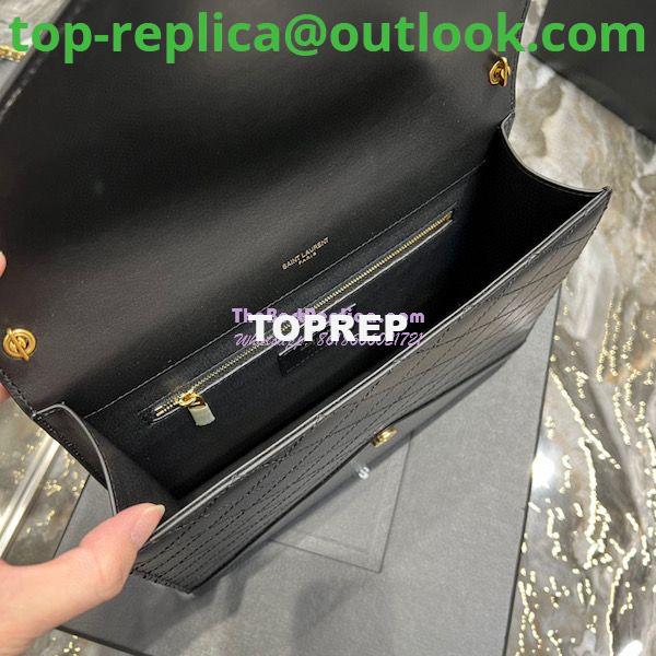 Replica YSL Saint Laurent Gaby Chain Bag In Quilted Lambskin 668864 Black 8 Replica YSL Saint Laurent Gaby Chain Bag In Quilted Lambskin 668864 Black 8