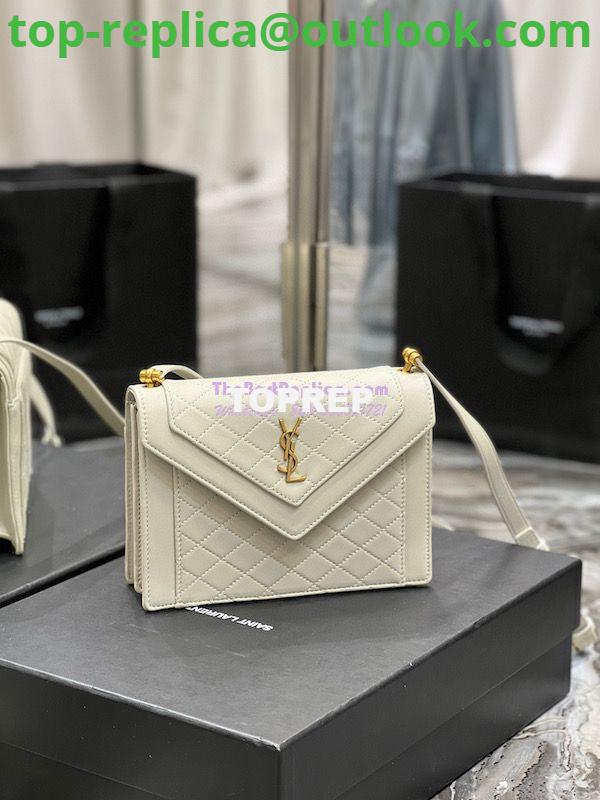 Replica YSL Saint Laurent Gaby Mini Satchel In Quilted Lambskin 685574 Blanc 2 Replica YSL Saint Laurent Gaby Mini Satchel In Quilted Lambskin 685574 Blanc 2