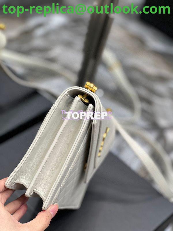 Replica YSL Saint Laurent Gaby Mini Satchel In Quilted Lambskin 685574 Blanc 5 Replica YSL Saint Laurent Gaby Mini Satchel In Quilted Lambskin 685574 Blanc 5
