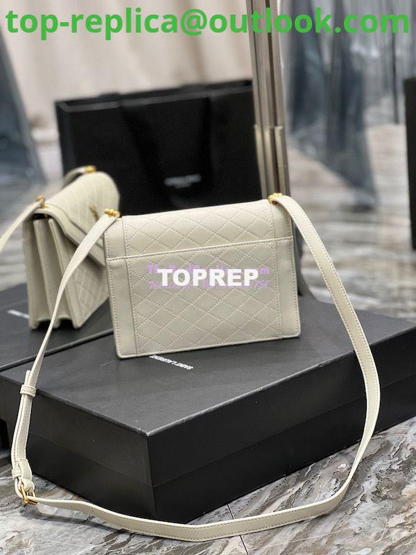 Replica YSL Saint Laurent Gaby Mini Satchel In Quilted Lambskin 685574 Blanc 6 Replica YSL Saint Laurent Gaby Mini Satchel In Quilted Lambskin 685574 Blanc 6