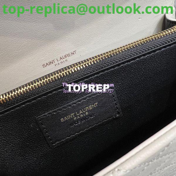 Replica YSL Saint Laurent Gaby Mini Satchel In Quilted Lambskin 685574 Blanc 10 Replica YSL Saint Laurent Gaby Mini Satchel In Quilted Lambskin 685574 Blanc 10