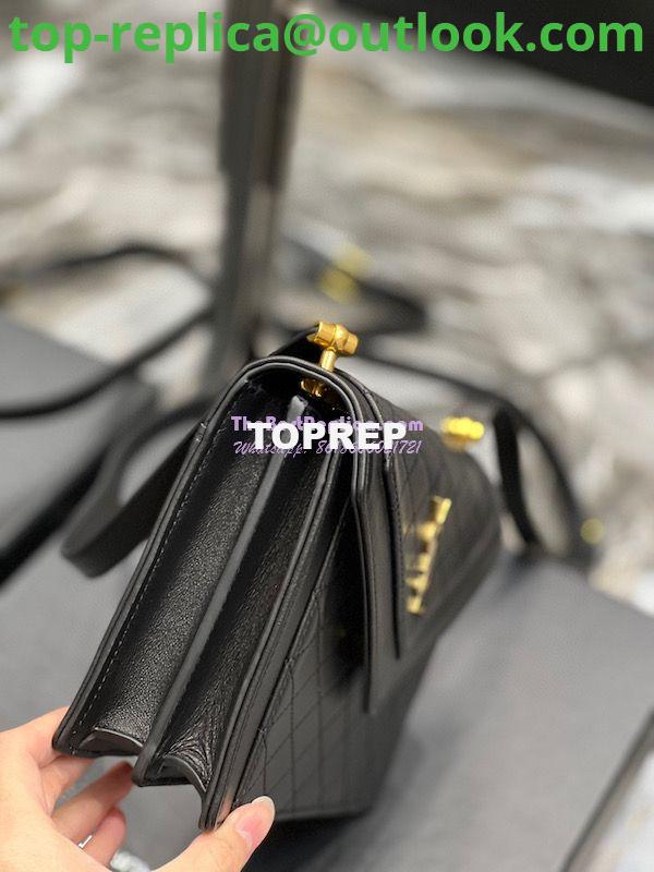 Replica YSL Saint Laurent Gaby Mini Satchel In Quilted Lambskin 685574 Black 4 Replica YSL Saint Laurent Gaby Mini Satchel In Quilted Lambskin 685574 Black 4